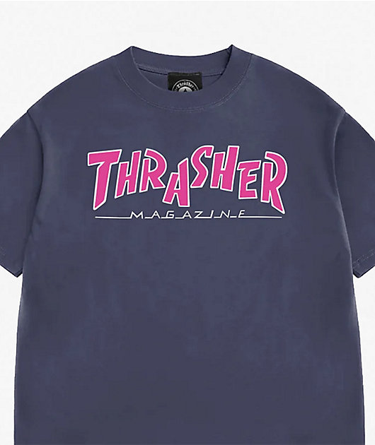 Thrasher Parra Mag Navy T-Shirt