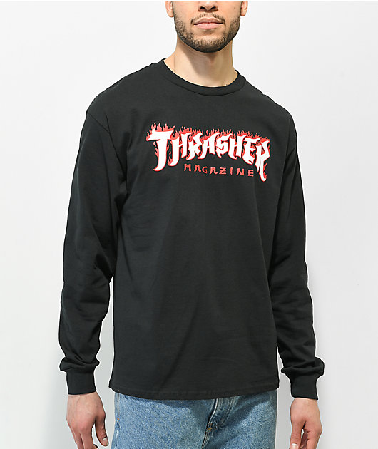 Thrasher Possessed camiseta larga negra