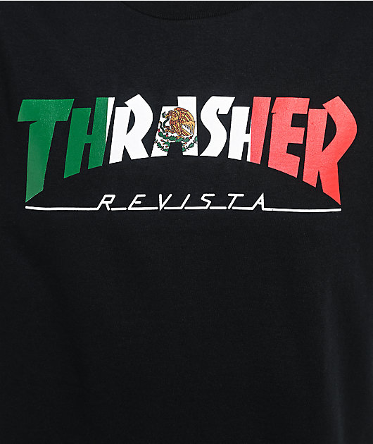 Thrasher Revista Black T-Shirt