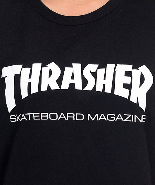Thrasher Skate Mag Black Boyfriend Fit T-Shirt