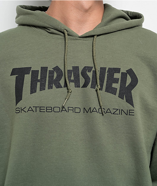 Thrasher Skate Mag Green Hoodie | Zumiez