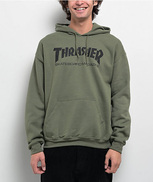 ★Thrasher Skate Mag Mens Hoodie 関税込★ Amazon.com: Thrasher Magazine Logo Skate Mag Black Men's