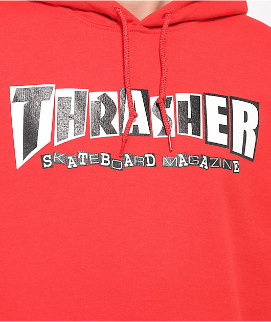 Thrasher x Baker Red Hoodie