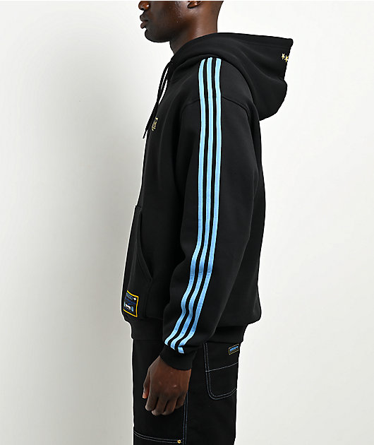Thrasher x adidas x AFA Black Hoodie