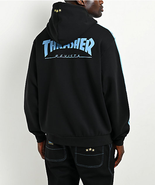 Thrasher x adidas x AFA Black Hoodie