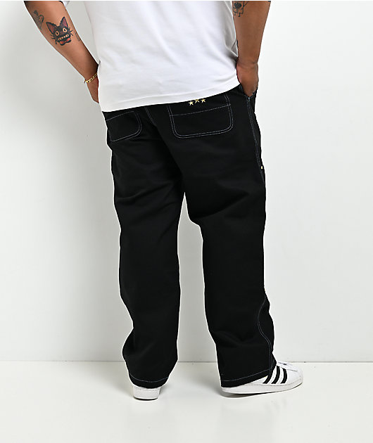 Thrasher x adidas x AFA Chino Black Canvas Jeans