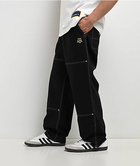 Thrasher x adidas x AFA Chino Black Canvas Jeans