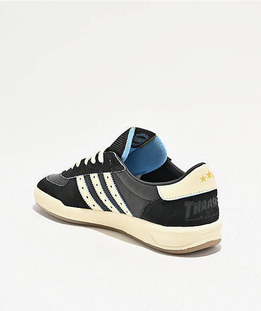 Thrasher x adidas x AFA Glenburn ADV Black & White Skate Shoes