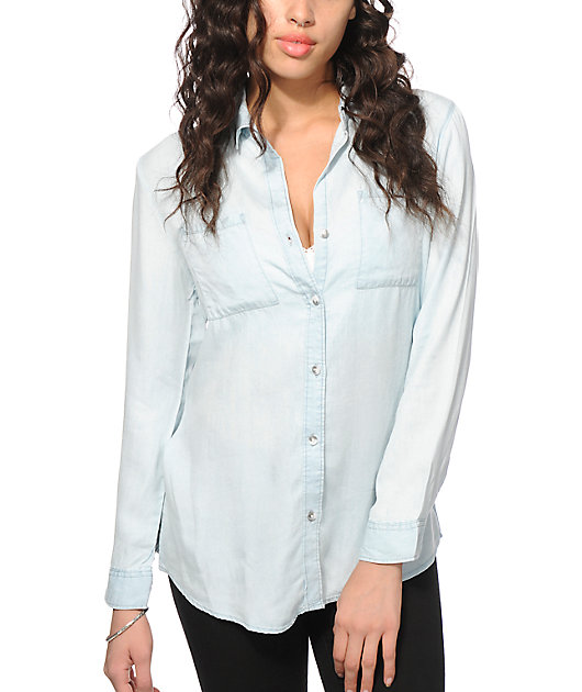 thread and supply denim shirt