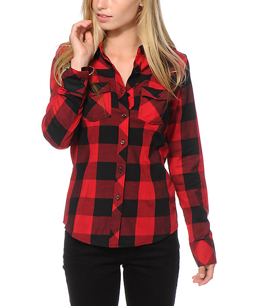 red flannel shirt for girls