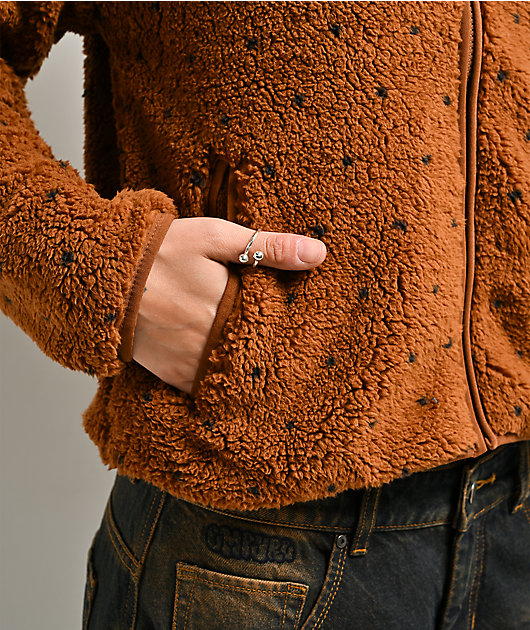 Thread & Supply Tolliver Brown Sherpa Jacket