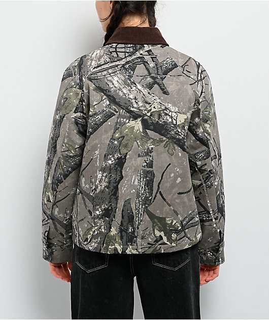 Thread & Supply Tree Torn Camo Work Jacket | Zumiez