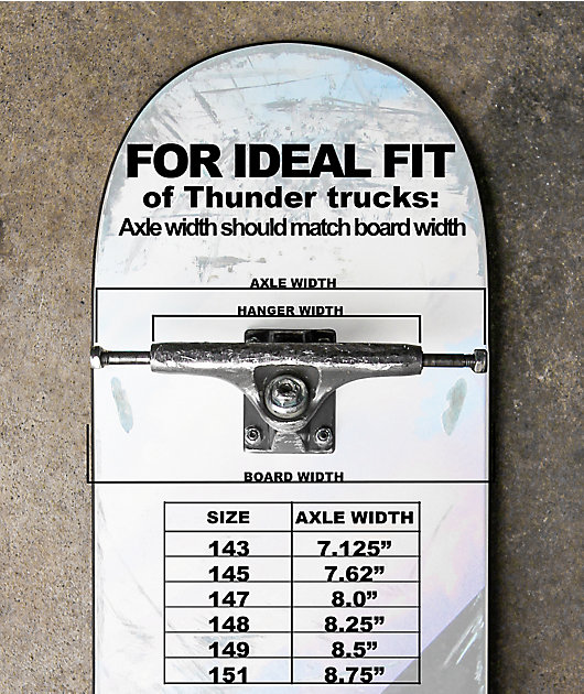 スケートボード THUNDER 145 POLISHED TRUCK Thunder 145 Polished Silver Skateboard Truck | Zumiez