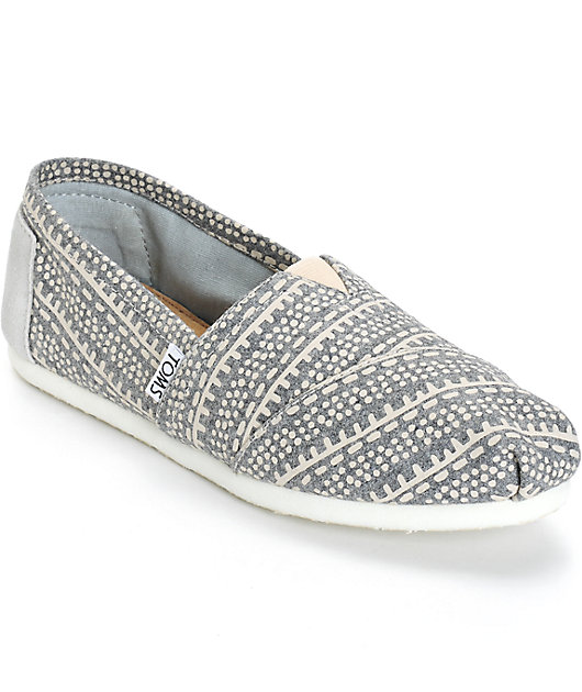 toms printed shoes