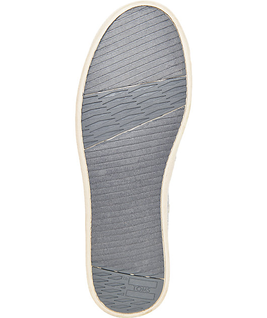 toms avalon grey textured woven