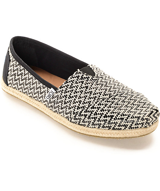 toms woven shoes