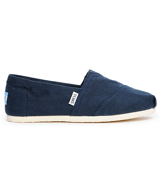 ladies navy toms