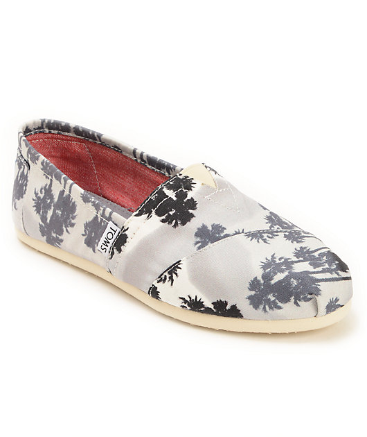 toms palm tree shoes