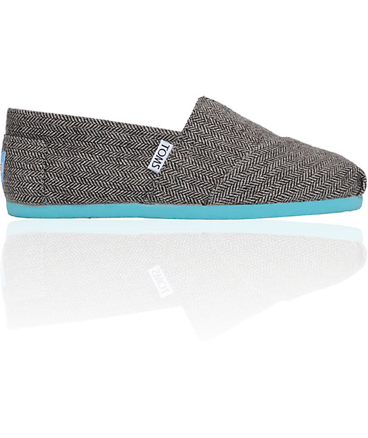 toms herringbone canvas