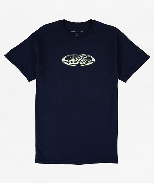 Top Heavy H Files Navy T-Shirt