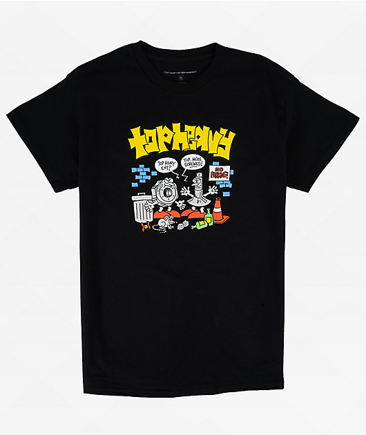 Top Heavy Screwed Black T-Shirt | Zumiez