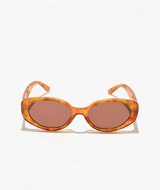 Tortoiseshell Light Brown Cat Eye Sunglasses