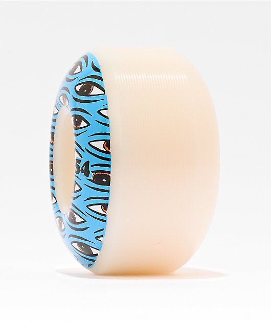 Toy Machine All Seeing 54mm 99a White Skateboard Wheels
