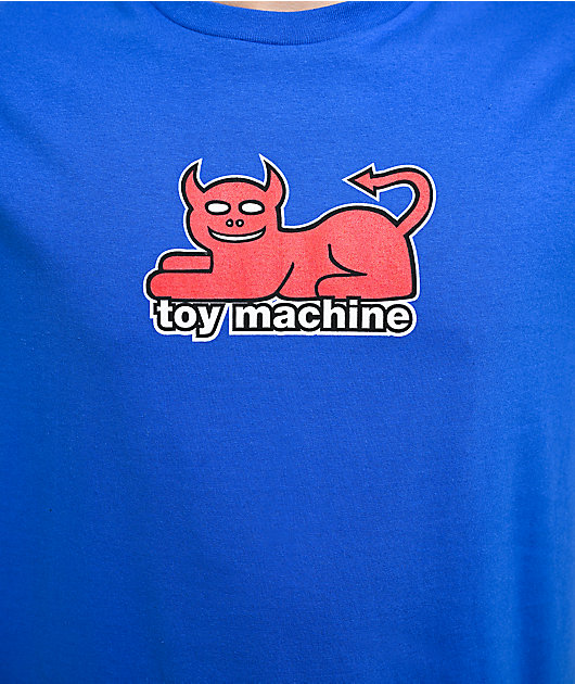 Toy Machine Devil Cat Blue T-Shirt