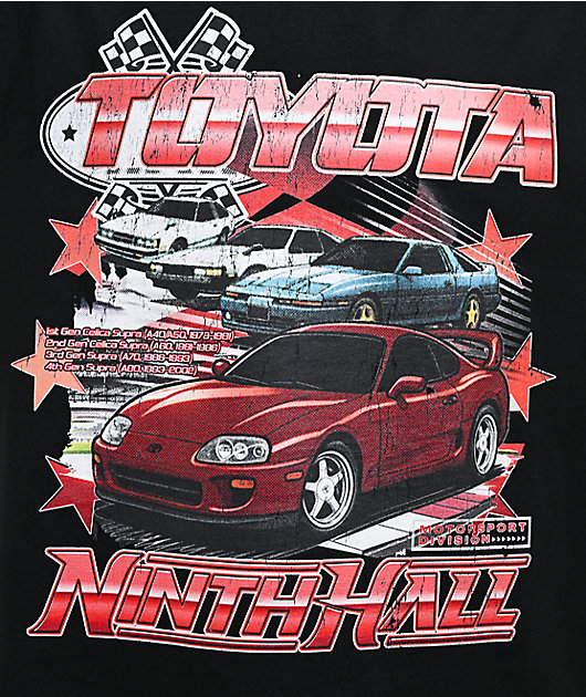 Toyota x Ninth Hall Supra Heritage Black T-Shirt