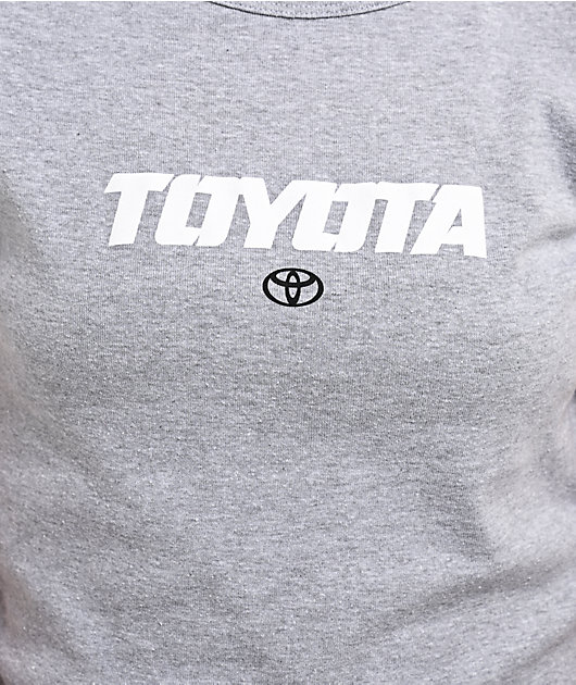 Toyota x Ninth Hall The Thrill Grey Crop T-Shirt