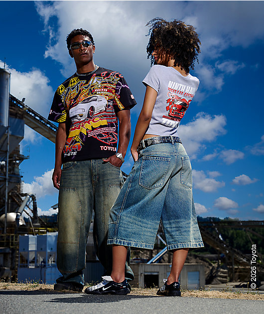 Toyota x Ninth Hall The Thrill Grey Crop T-Shirt