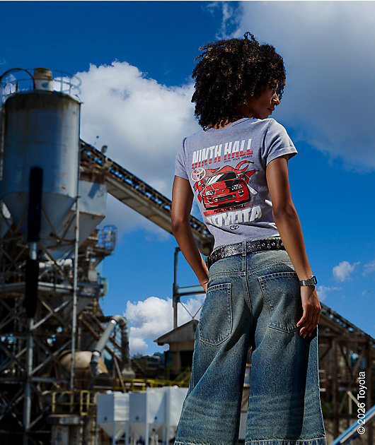 Toyota x Ninth Hall The Thrill Grey Crop T-Shirt