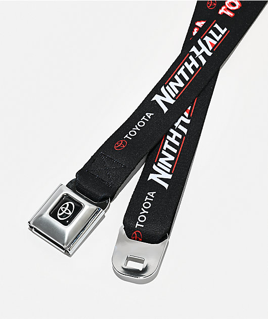 Toyota x Ninth Hall Touring Black Web Belt