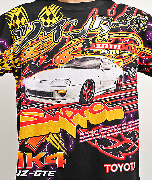 Toyota x Ninth Hall Twin Turbo Black T-Shirt