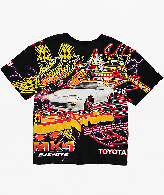 Toyota x Ninth Hall Twin Turbo Black T-Shirt
