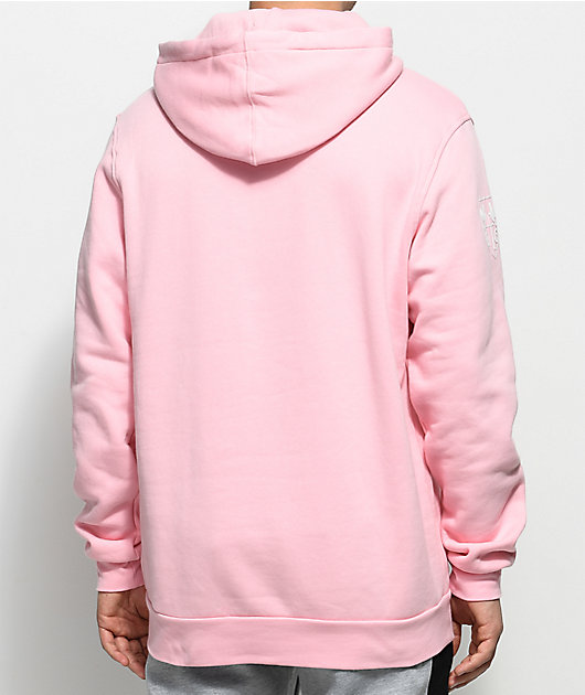 pink trap hoodie