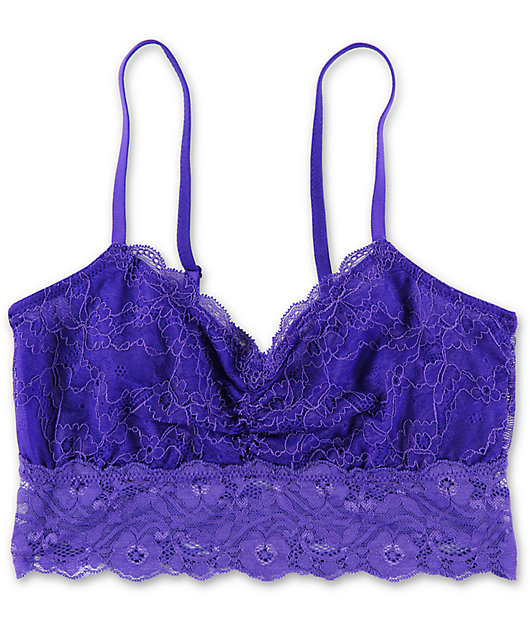 lilac lace bra