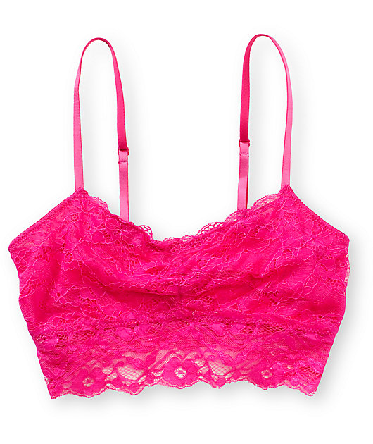 fuchsia bralette