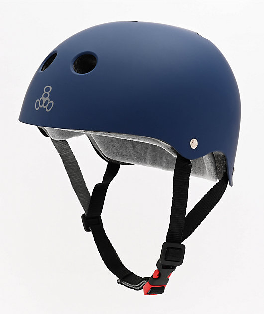 Triple Eight Certified Sweatsaver casco multideportivo de goma azul marino