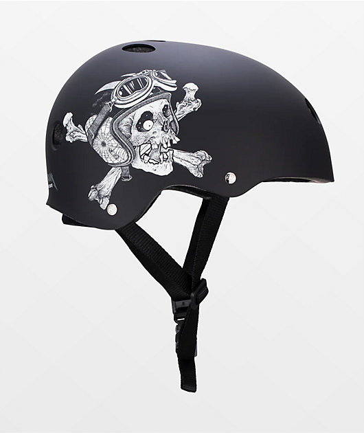 Triple Eight Sloan Dual Certified Black Skateboard Helmet | Zumiez