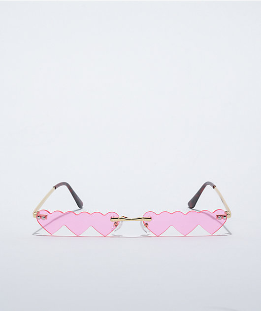 zumiez heart sunglasses