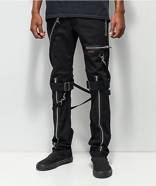 Tripp NYC Slim Black Bondage Pants Zumiez