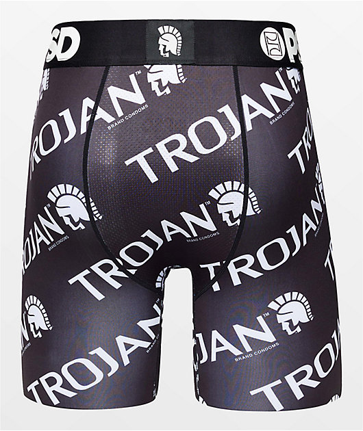 Trojan x PSD Hidden Pocket Black Boxer Briefs 