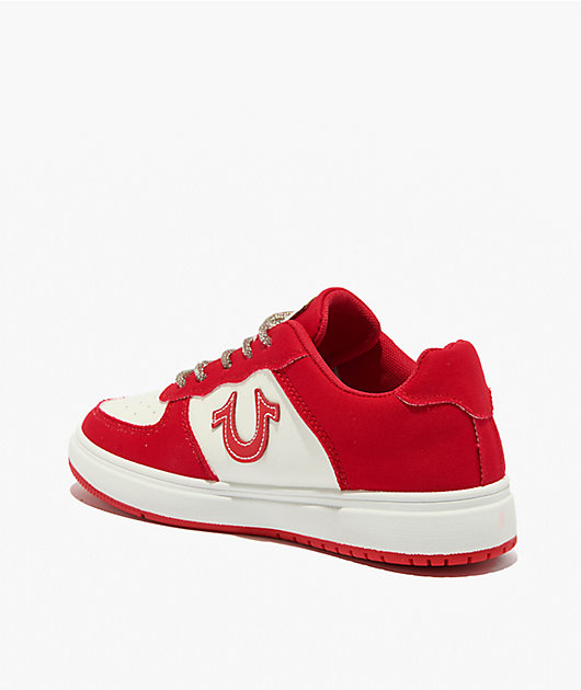 True Religion Allison White & Red Shoes | Zumiez