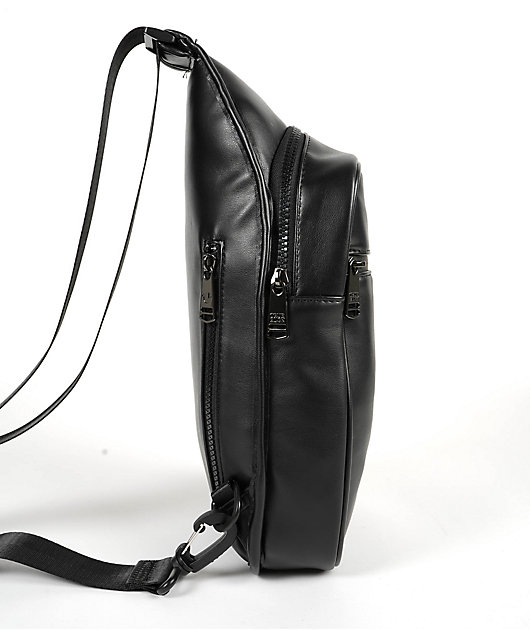 True Religion Bank Black Sling Bag | Zumiez
