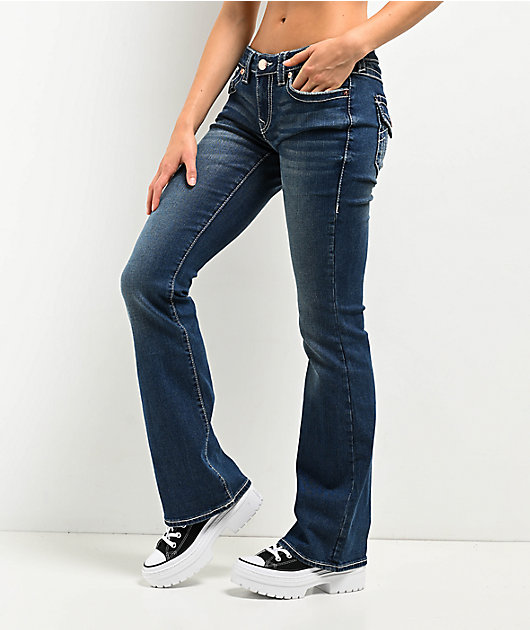 True Religion popular y2k low rise bootcut jeans