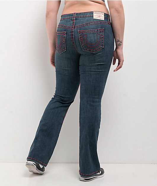 True Religion Becca Big T Twilight Indigo Mid Rise Bootcut