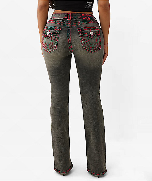 True Religion Becca Super T Compass Trail Wash Bootcut Jeans | Zumiez