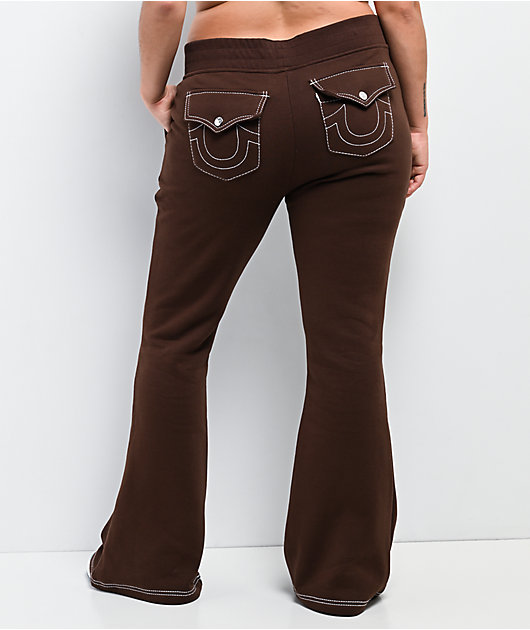 True Religion Big T Burlwood Flare Sweatpants