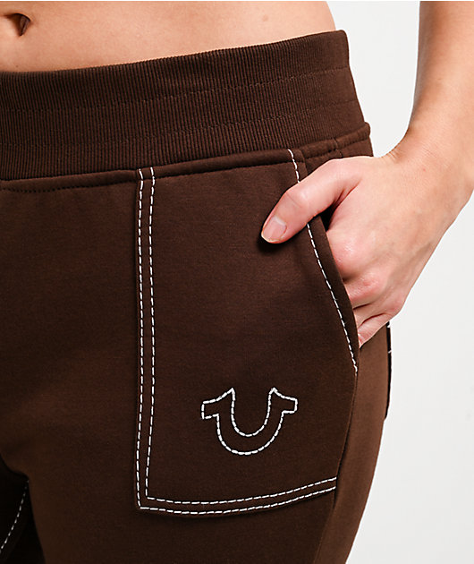 True Religion Big T Burlwood Flare Sweatpants | Zumiez